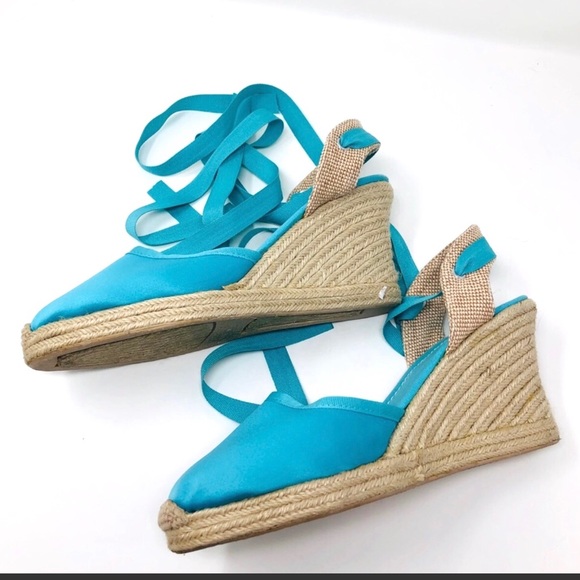 turquoise espadrilles